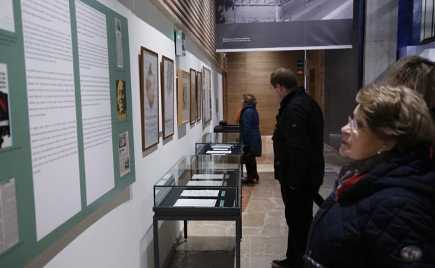 Imagen de archivo de una exposición en el Centro Documental de la Memoria Histórica de Salamanca