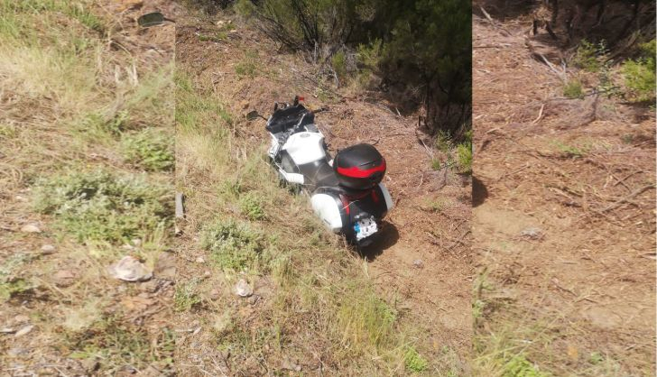  El jefe de la Policía Local de Salamanca usa la moto oficial de ‘paisano’ para irse de ruta por La Alberca y sufre un accidente en el que se lesiona la muñeca