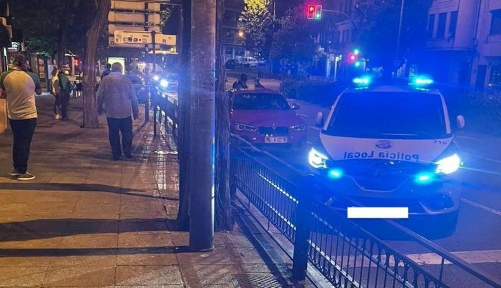  Una colisión por alcance en la glorieta de la Puerta de Zamora ‘cierra’ una madrugada con incidencias menores