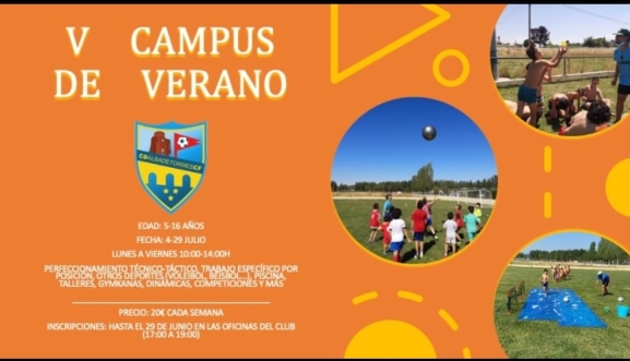  Más fútbol en verano con el V Campus del Alba de Tormes CF