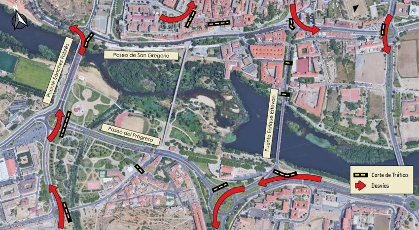  Los fuegos artificiales de este viernes obligarán a cortes y desvíos de tráfico en Salamanca