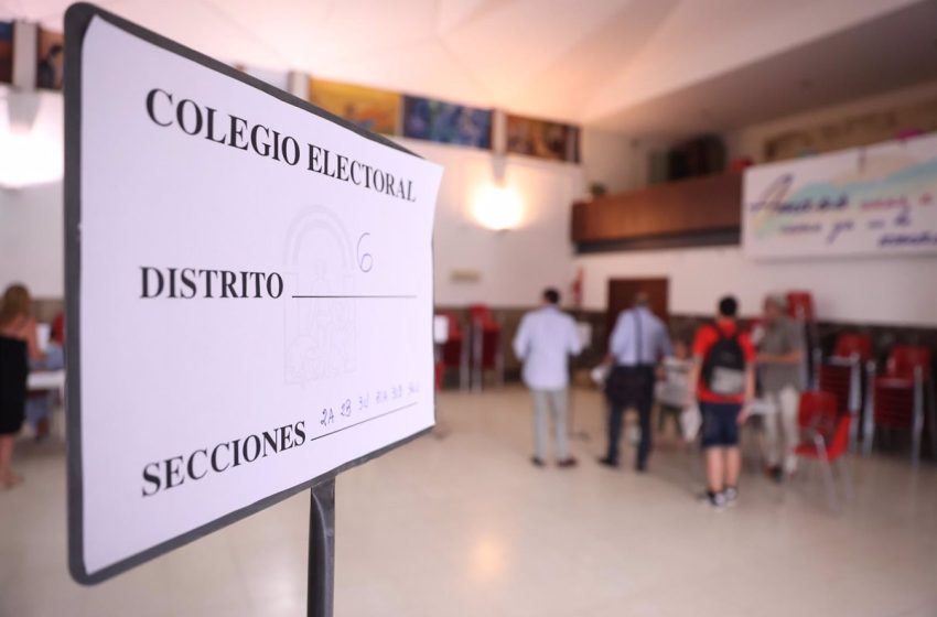  Constituidas el 99,96% de las mesas electorales en Andalucía a las 09.33 horas