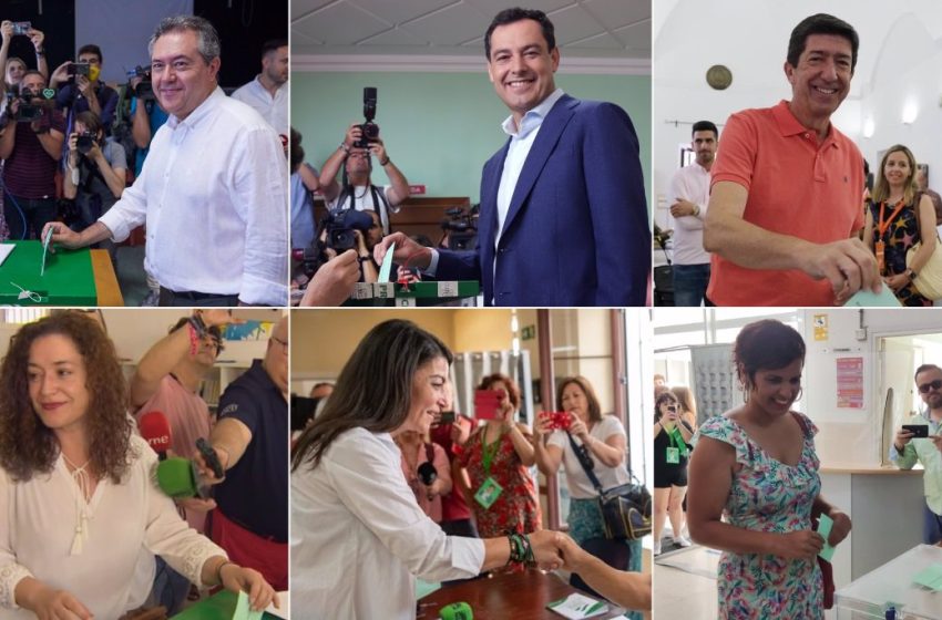  La jornada electoral en Andalucía, en imágenes