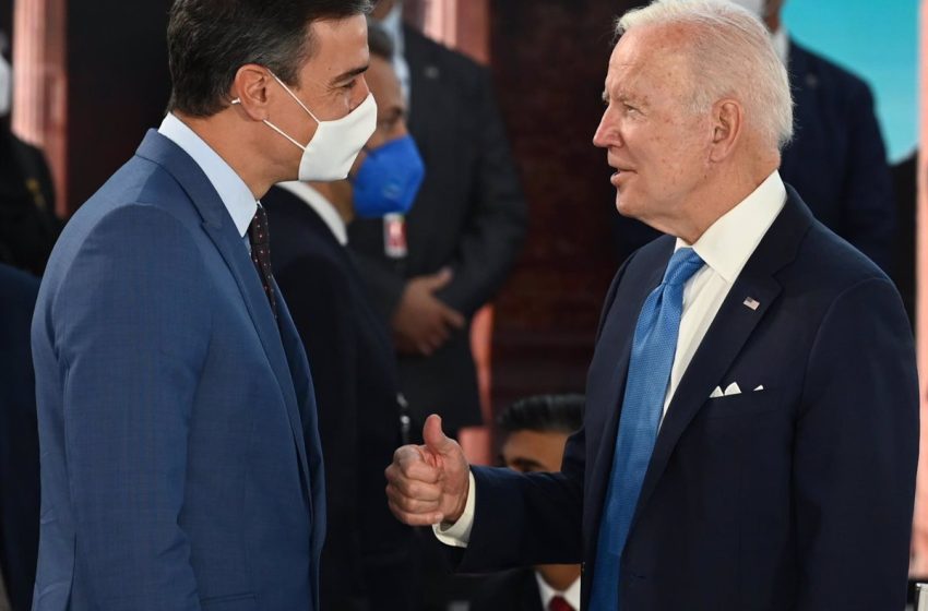  Sánchez busca afianzar la relación con Biden un año después del encuentro de los 30 segundos