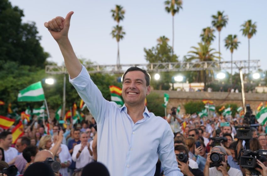  Juanma Moreno liquida a Cs, frena a Vox y obtiene mayoría absoluta