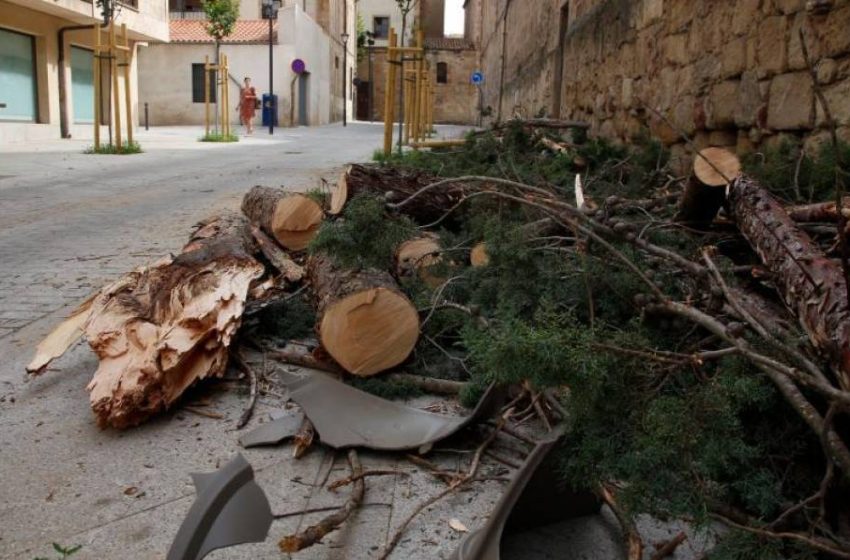  El 112 atiende cerca de 50 llamadas en 45 minutos por las tormentas registradas en Salamanca y Villamayor