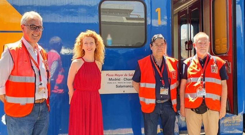  El Tren Turístico de la Asociación Amigos del Ferrocarril de Madrid llega a Salamanca