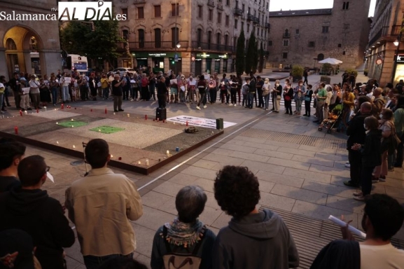  Concentración en Salamanca bajo el lema ‘No más muertes en la frontera sur’