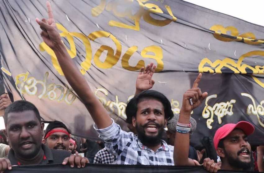  Sri Lanka colapsa por la crisis económica con una revolución popular en las calles de la capital