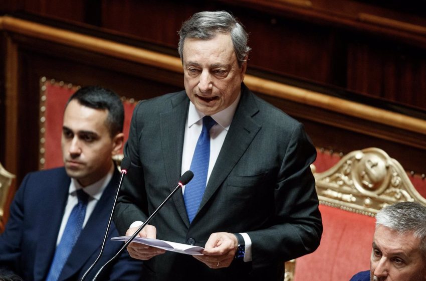  Draghi se muestra dispuesto a seguir como primer ministro de Italia si se solucionan las disputas internas
