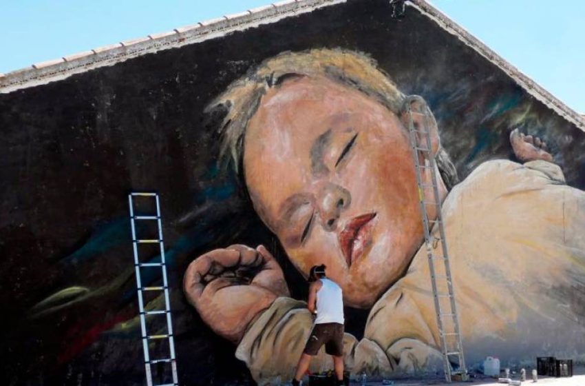  Los mejores artistas de la pintura mural se instalan en una localidad salmantina