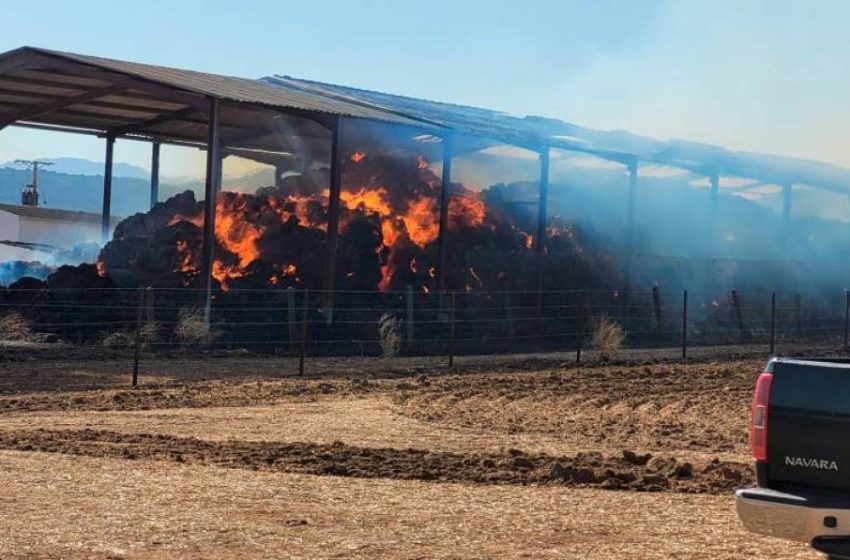  Declarado un incendio de madrugada en unas instalaciones agrícolas de Ciudad Rodrigo