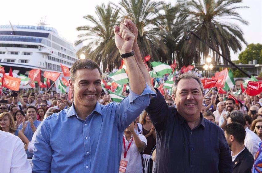 Sánchez convoca a los líderes territoriales del PSOE el 17 de septiembre en Zaragoza