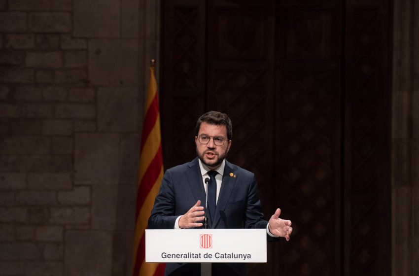  Aragonès cesa a Jordi Puigneró como vicepresidente del Govern