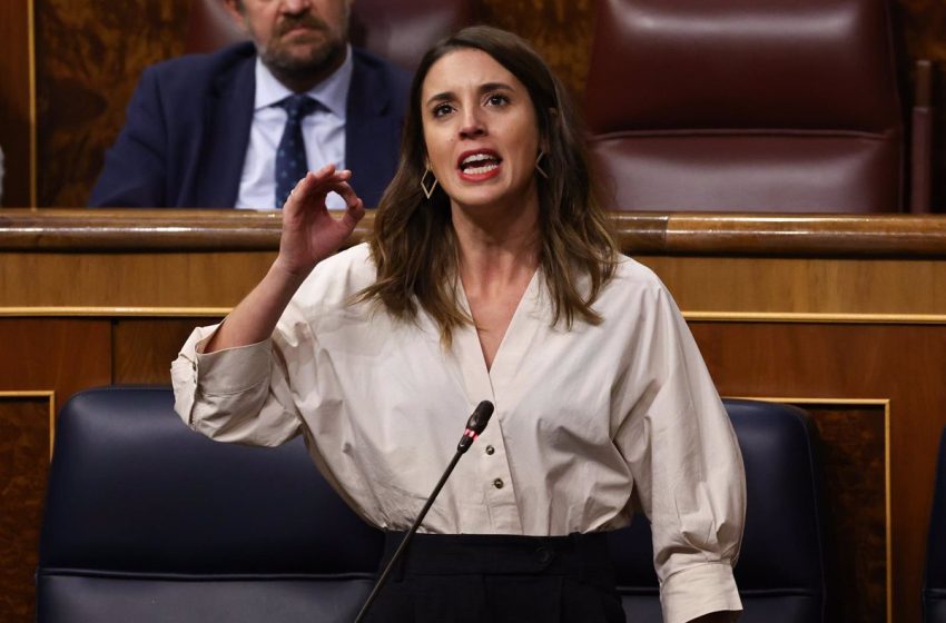 Irene Montero pide al PSOE que retire las enminedas a la Ley Trans porque «tocan el corazón» de la norma