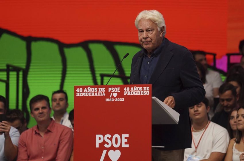  Felipe González: la norma que deroga sedición no se homologa a Europa y lo que pasó no fueron solo desordenes públicos
