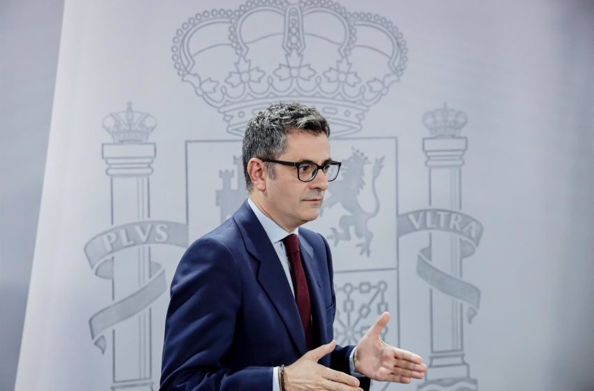 Bolaños asegura que los barones del PSOE «entienden» la acción del Gobierno en Cataluña cuando se lo explican