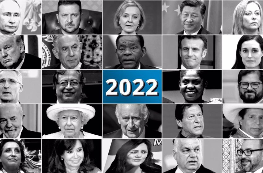  Los 20 protagonistas que han marcado la actualidad política internacional en 2022