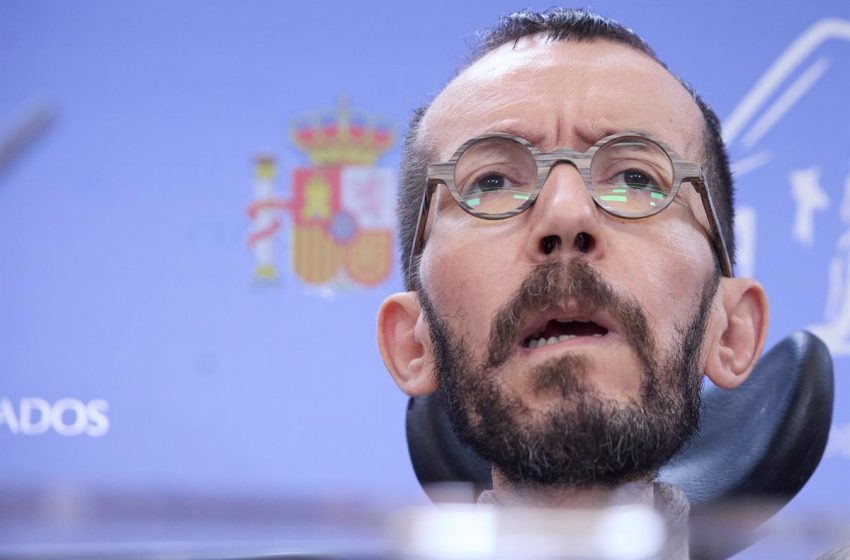  Echenique critica que el PSOE «se resiste» a las propuestas de Podemos para el nuevo decreto de medidas anticrisis