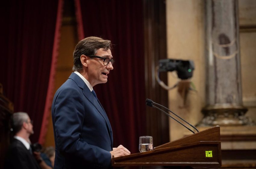  Illa (PSC) replica a Aragonès que «sabe que el referéndum que propone no se celebrará»