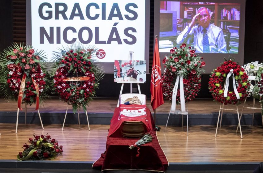  El exsecretario general de UGT Nicolás Redondo será enterrado hoy en el Cementerio Civil de La Almudena