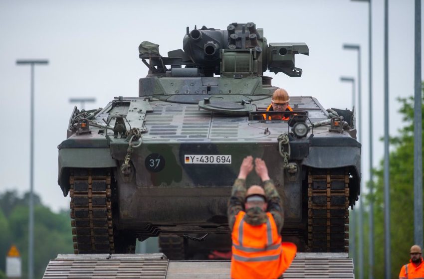  Soldados ucranianos recibirán entrenamiento para aprender a manejar tanques Leopard