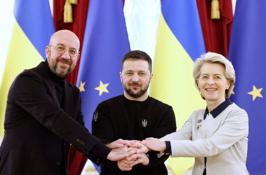  La UE evita poner fecha a negociaciones de adhesión pese la insistencia de Ucrania en hacerlo «cuanto antes»
