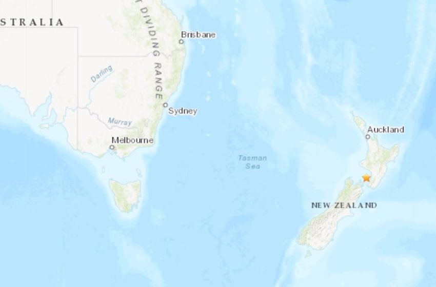  Registrado un terremoto de magnitud 6 entre las dos grandes islas de Nueva Zelanda