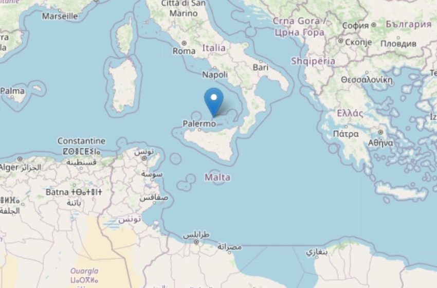  Registrado un terremoto de 4,1 en la costa norte de Sicilia, Italia