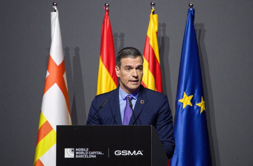  MWC.- Sánchez asegura que la digitalización debe reducir brechas, «también la territorial»