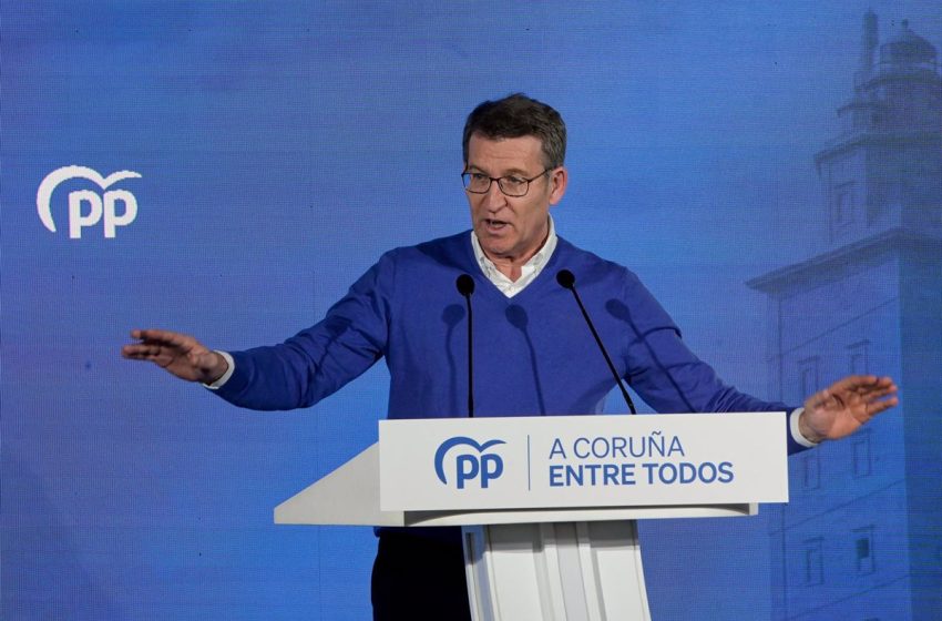  Feijóo pide convocar elecciones generales en mayo ante la «degeneración» del Gobierno