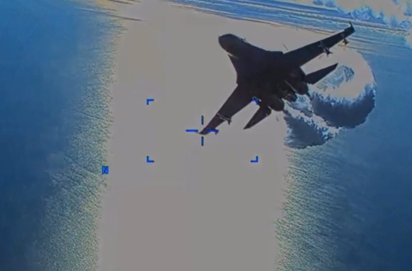  EEUU divulga las imágenes del incidente entre uno de sus drones y un caza ruso en el mar Negro