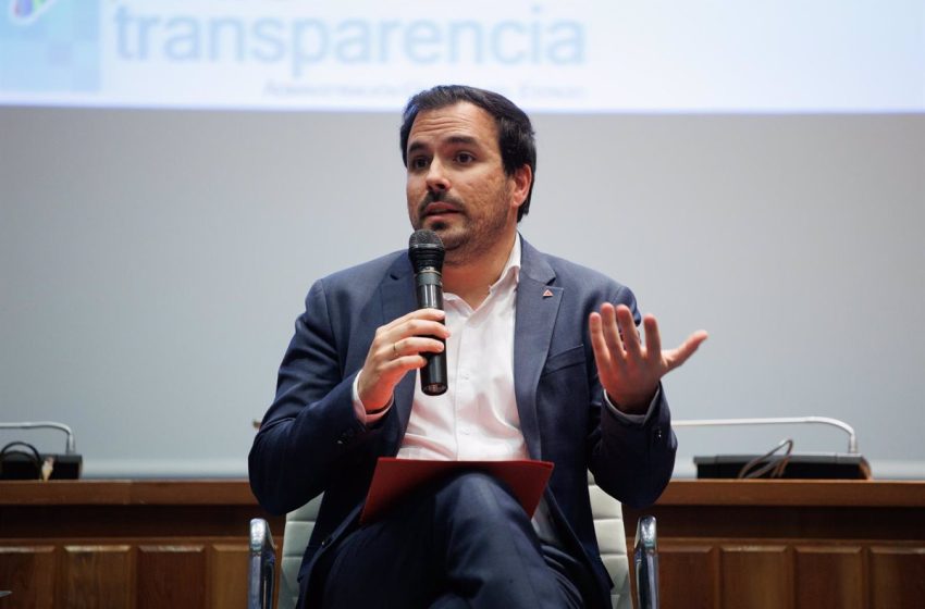  Garzón pide a Podemos que acuda al acto de Díaz «sin ningún tipo de condición»: «Es lo que la ciudadanía espera»