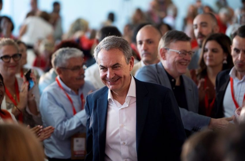  Zapatero elogia el liderazgo de Sánchez para aplicar los indultos en Cataluña y acudir al 28M en paz en toda España