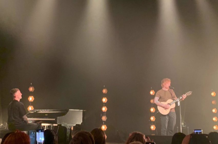  Ed Sheeran adelanta parte de su nuevo disco en un concierto para un grupo reducido de fans en Madrid