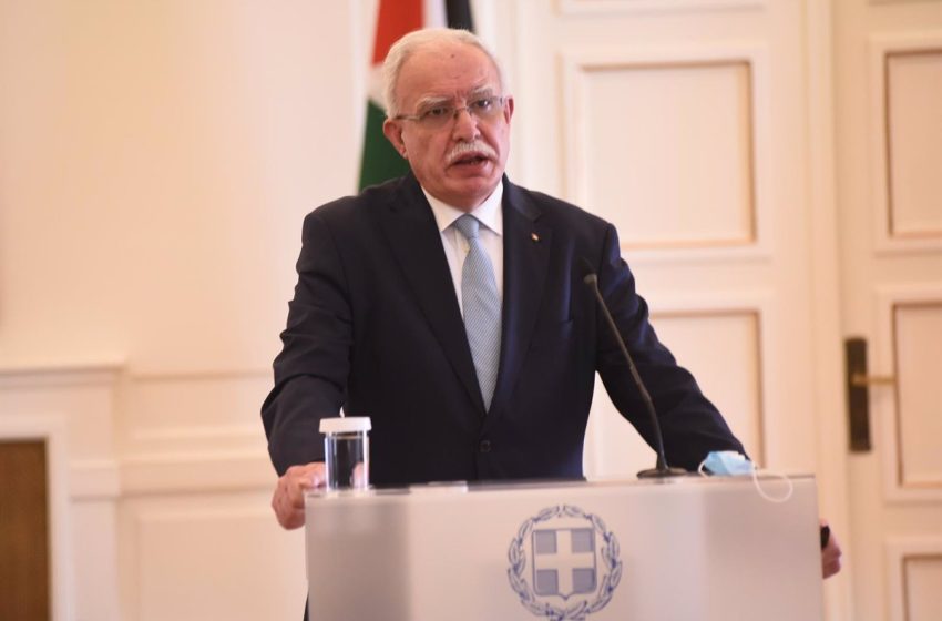  El ministro de Exteriores palestino ve una «oportunidad» de impulsar la paz durante la presidencia española de la UE