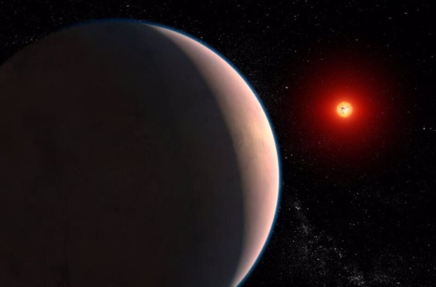  Señal de vapor de agua de un abrasador planeta… o de su estrella