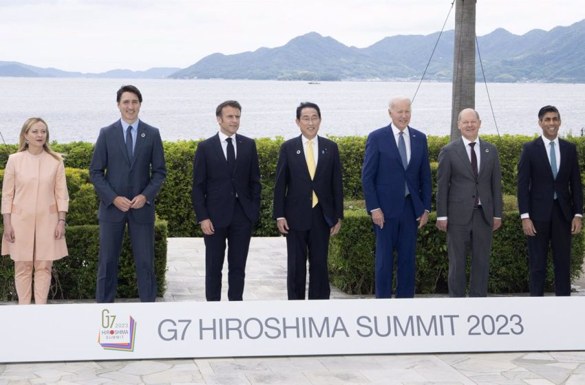  El G7 ultima una contundente crítica generalizada a China durante la cumbre de Hiroshima, según el ‘FT’
