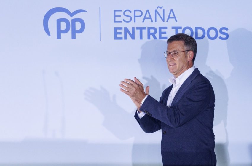  Feijóo acusa a Sánchez de querer opacar el triunfo del PP y pide una «mayoría incontestable» para un «nuevo rumbo»