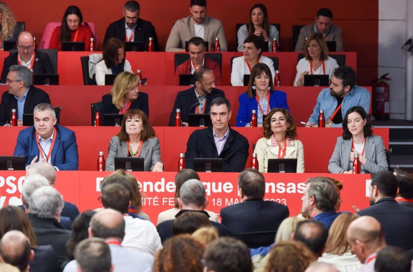  El Comité Federal del PSOE del 10 de junio aprobará las listas, el programa electoral y las cuentas para el 23J