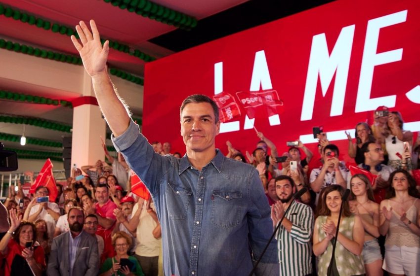  Sánchez se reivindica «con más fuerza que nunca» para «parar» a PP y Vox el 23J y que España «avance cuatro años más»