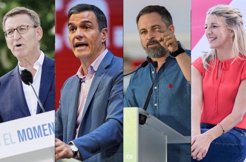  Arranca la campaña con Feijóo como favorito de las encuestas y Sánchez intentando la remontada