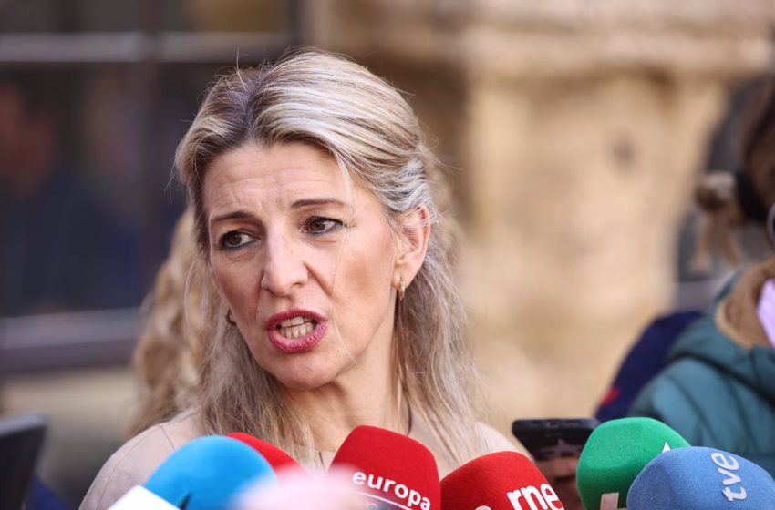  Yolanda Díaz llama a sus filas a «debatir de frente» con Vox tras la polémica del candidato de Sumar por Sevilla