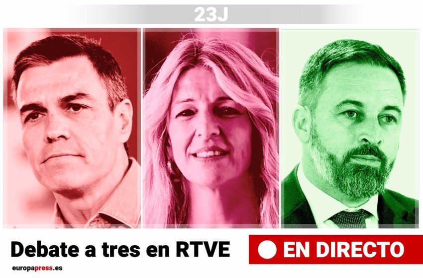  Debate RTVE | Directo: Comienzan a llegar al debate de RTVE los candidatos, siendo Yolanda Díaz la primera en taxi