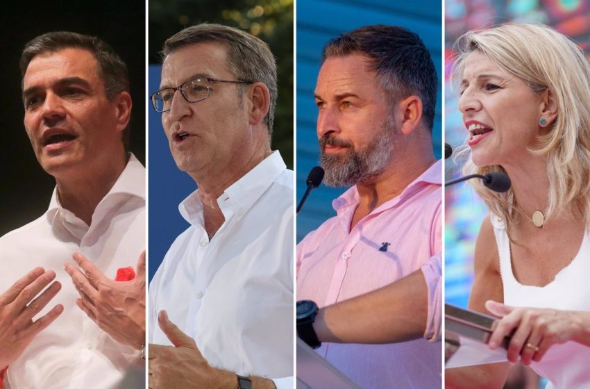 La derecha aspira a evitar el bloqueo y gobernar tras una campaña marcada por el ‘cara a cara’ de Sánchez y Feijó
