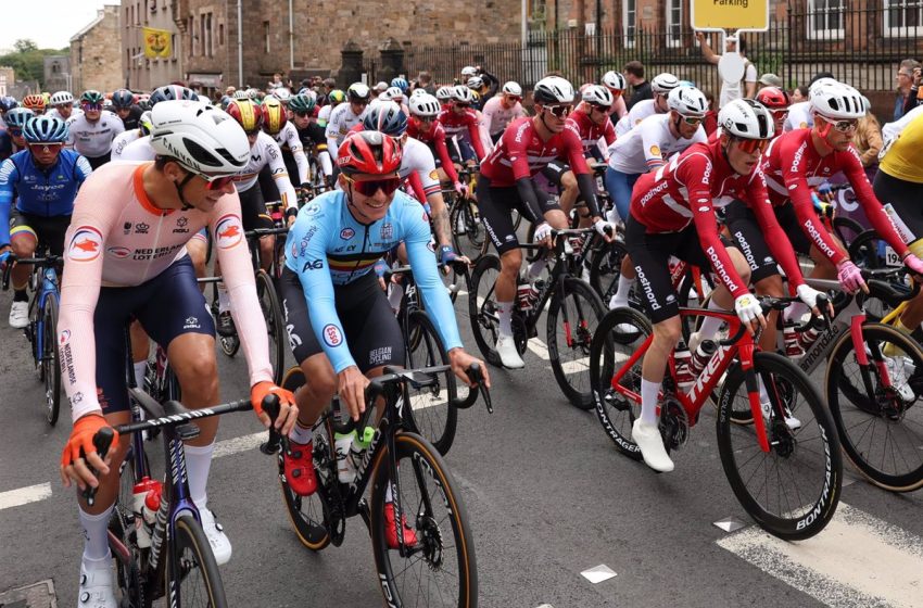  Una protesta interrumpe el Mundial de ciclismo en ruta en Escocia