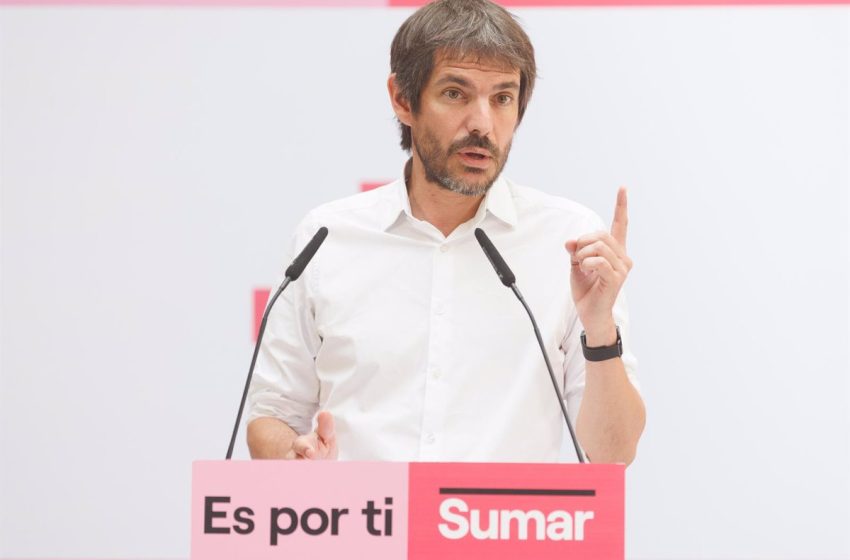  Sumar acusa al PSOE de «falta de ambición» y le reclama que negocie «en serio» el acuerdo de Gobierno