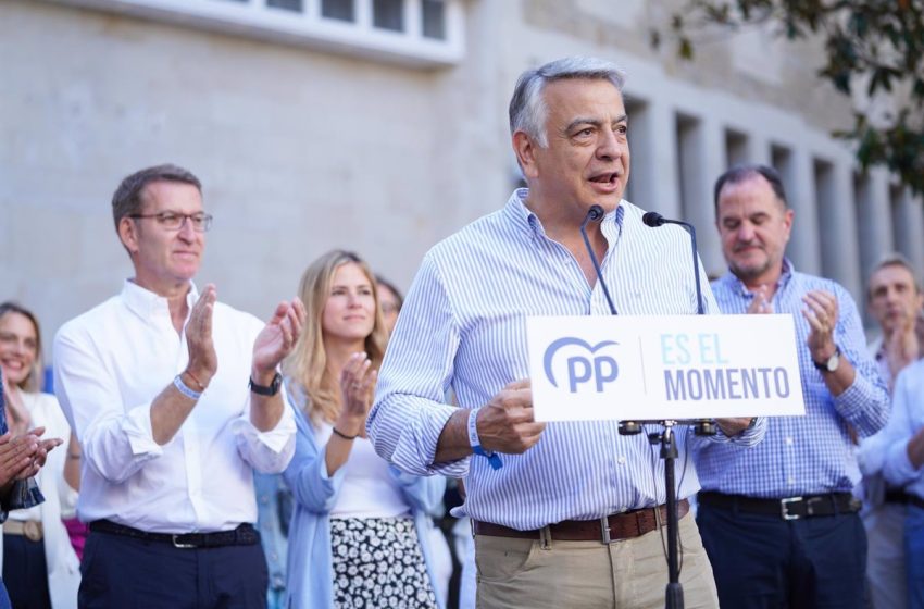  De Andrés dice que a PNV solo le preocupan las elecciones vascas y critica su «entendimiento absoluto» con la izquierda
