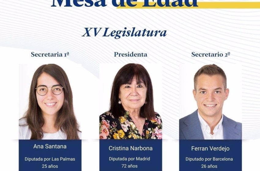  Cristina Narbona y dos jóvenes diputados del PSOE dirigirán las votaciones de la Mesa del Congreso