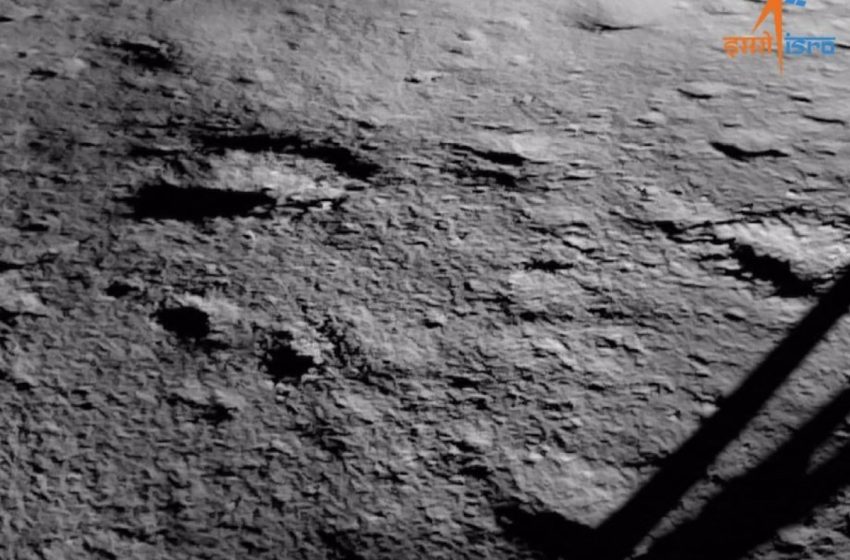 Primera imagen de Chandrayaan 3 desde el polo sur de la Luna